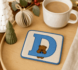 Teddy Blues alphabet letter d
