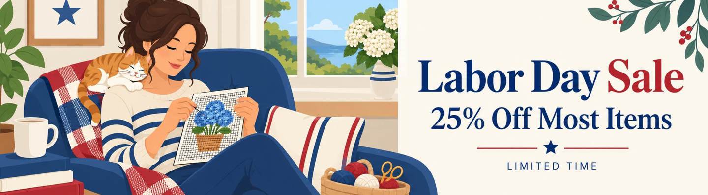 Needlepoint is a LABOR of love. Take 25% most stock designs through the holiday weekend! Needlepoint is a LABOR of love. Take 25% most stock designs through the holiday weekend!
