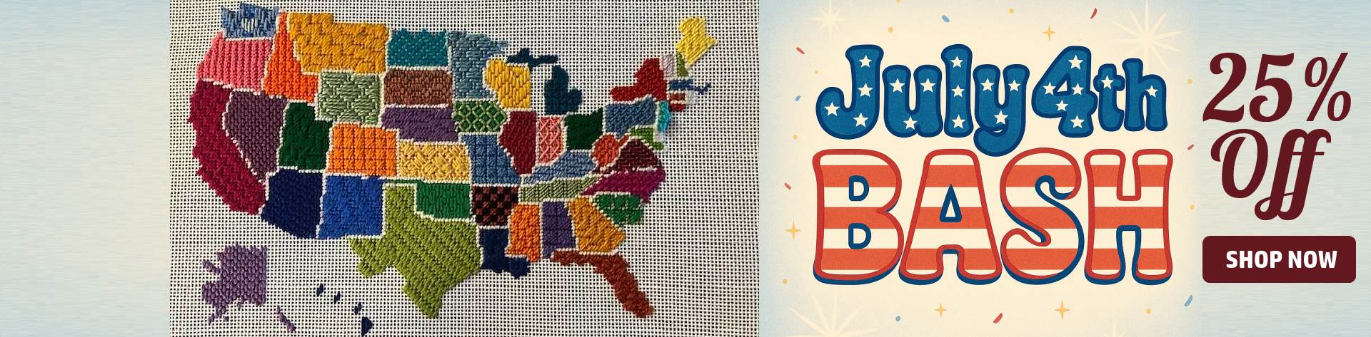 God Bless America! In honor of Independence Day in the USA, take 25% ALL stock designs!