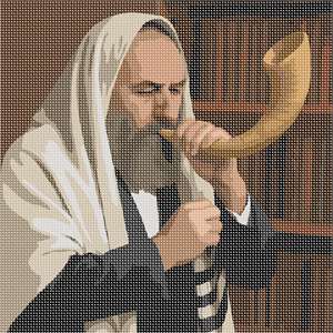 image of Blowing Shofar