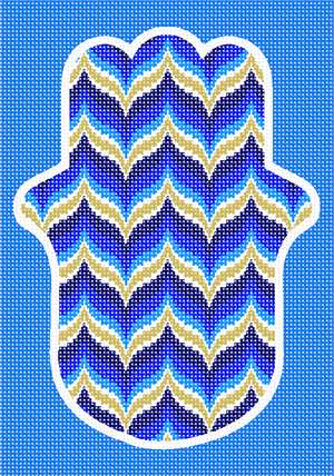 image of Hamsa Bargello Royalty
