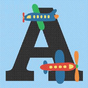 Letter A Airplane