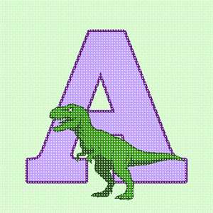Letter A T Rex
