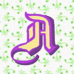 Germanic alphabet letter a