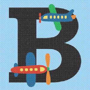 Letter B Airplane