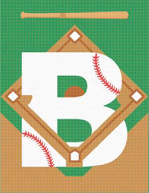 image of Letter B Baseball