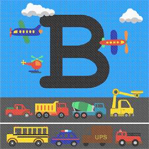 image of Letter B Busy City