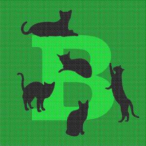 Letter B Cats Galore