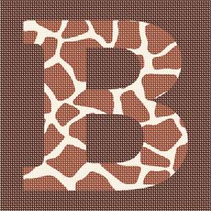 image of Letter B Giraffe