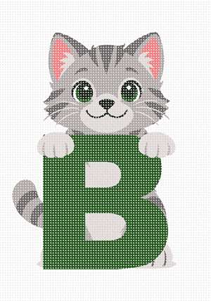 Kitty alphabet letter b