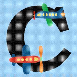 Letter C Airplane