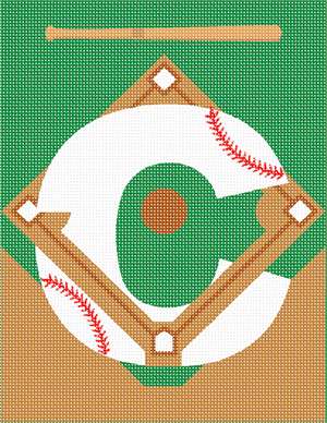image of Letter C Baseball