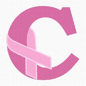 Letter C Hope Ribbon