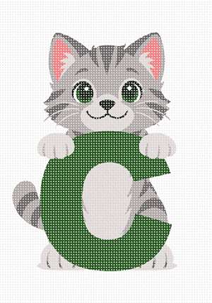 Kitty alphabet letter c