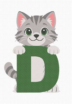 Kitty alphabet letter d