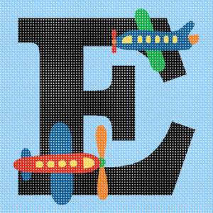 Letter E Airplane