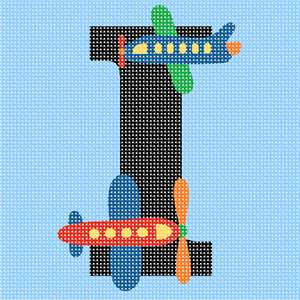 Letter I Airplane