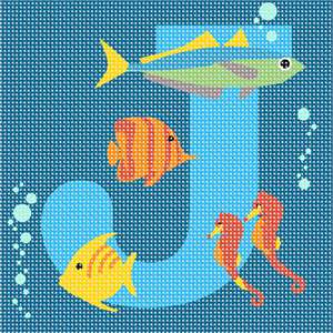 Letter J Under The Sea