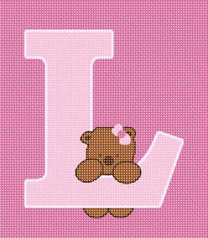 Letter L Teddy
