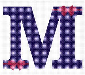 image of Letter M Bows