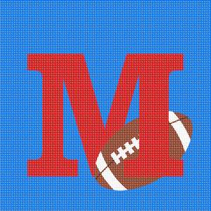 Letter M Football