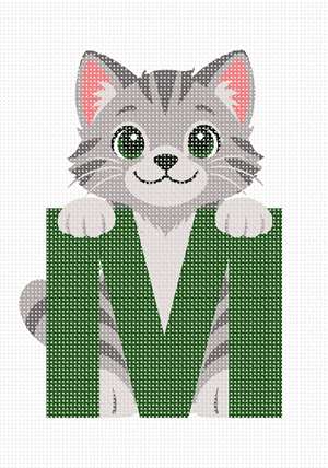 Kitty alphabet letter m