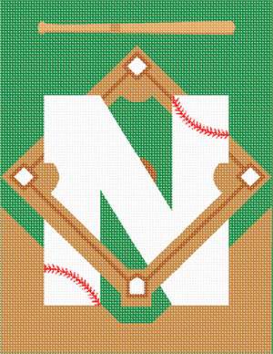 image of Letter N Baseball