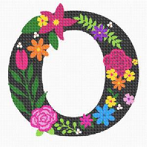 image of Letter O Primary Floral