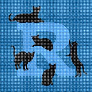 Cats Galore alphabet letter r