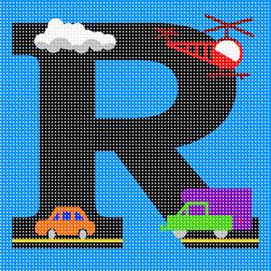 Letter R City