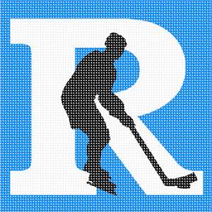 image of Letter R Ice Hockey