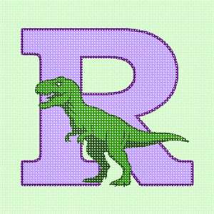 Letter R T Rex