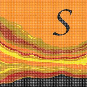 image of Letter S Agate Mars