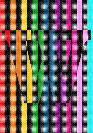 image of Letter W Illusion