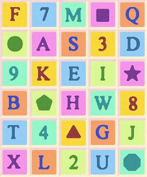 image of Letters Numbers Shapes