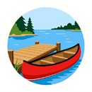 Canoe Lake Ornament