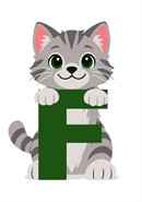 Letter F Kitty