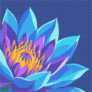Tropical Blue Flower