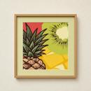 Abstract Tropical Fruits