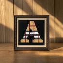 Letter A Camel Tartan