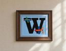 Letter W Airplane