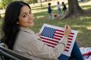 American Flag Hearts