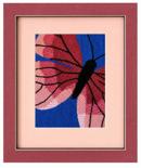 Pink Butterfly Art