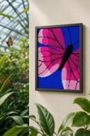 Pink Butterfly Art