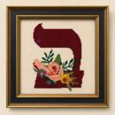 Letter Bais Floral Motif 