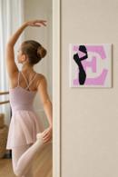 Letter E Ballet Slipper