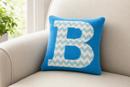 Letter B Blue Chevron