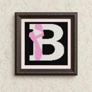 Letter B Ballet Shoe