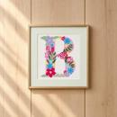 The Letter B Flowering Pastels