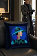 Haute Couture Teal Brocade